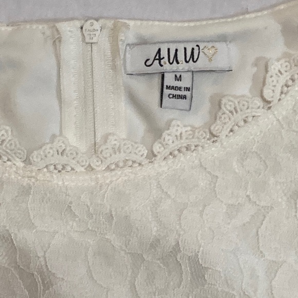 The Marshall Lace Dress-White main image 0